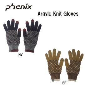 phenix フェニックス レディース Argyle Knit Gloves 【＋α】【16FWAUT】【AUTAC】【AUTW】【AUTFUYU】