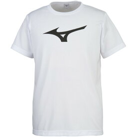 ミズノ MIZUNO BS Tシャツ ビッグロゴ 32JA815501 ホワイト×ブラック StandardFit クイックドライPLUS