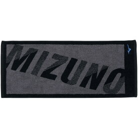 ミズノ MIZUNO ジャガードフェイスタオル(ハコ) 32JY110909 ブラック 今治製タオル