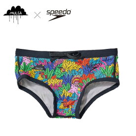 MULGA×Speedo バーズウィズアイスクリーム ターンズショートボックス（メンズ）トレーニング水着 練習用 男性用 長持ち