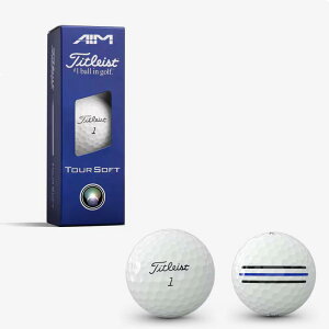 2026���f�� �^�C�g���X�g �c�A�[�\�t�gAIM �S���t�{�[�� 1�X���[�u(3����)�̔� TITLEIST TOUR SOFT AIM