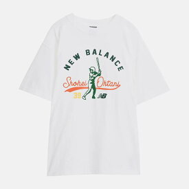ニューバランス 半袖 大谷翔平 メモリーズショートスリーブTシャツ バッティング WT ホワイト MT51727