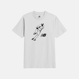 ニューバランス 子供用 半袖 大谷翔平 ジュニアグラフィックショートスリーブTシャツ WT ホワイト YT41738