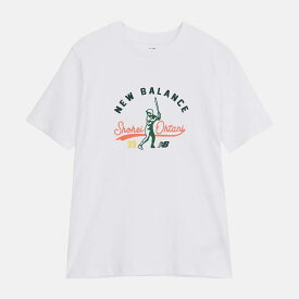 ニューバランス ジュニア用 半袖 大谷翔平 メモリーズ ジュニアショートスリーブTシャツ バッティング 子供用 WT ホワイト YT51727