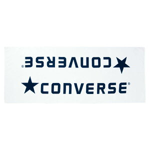 CONVERSE（コンバース） ジャガードベンチタオル（袋入り） ホワイト/ネイビー