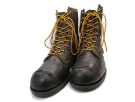 【中古】【送料無料】カナダ製 編上げブーツ41 約25.5〜26.0cm♪YALAKU-ヤラク-メンズカジュアル・紳士靴