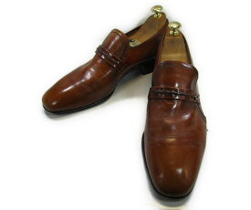 【中古】【送料無料】K SHOES　ケーシューズ　41（ 約26.0-26.5cm）　スリッポン♪YALAKU-ヤラク-メンズビジネスシューズ・紳士靴