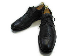 【中古】【送料無料】BORELLI ボレリ 41 約25.0-25.5cm ウイングチップ♪YALAKU-ヤラク-メンズビジネスシューズ・紳士靴