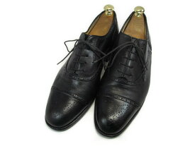 【中古】【送料無料】ALLEN PIERCE　　8　（約25.5-26.0cm)　ストレートチップ♪YALAKU-ヤラク-メンズビジネスシューズ・紳士靴
