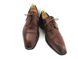 【中古】【送料無料】OCLAND　オークランド　（ 約27.5-28.0cm）イタリア製　ストレートチップ♪YALAKU-ヤラク-メンズビジネスシューズ・紳士靴