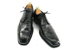 【中古】【送料無料】ブランド不明　8　（約26.5-27.0cm）　プレーントゥ♪YALAKU-ヤラク-メンズフォーマル・紳士靴