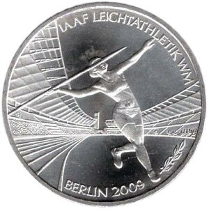 ドイツ IAAF世界選手権ベルリン大会 10ユーロ銀貨 2009年
