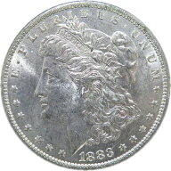 【銀貨】 アメリカ モルガン 1ドル銀貨 1883年 極美品 【アメリカ】