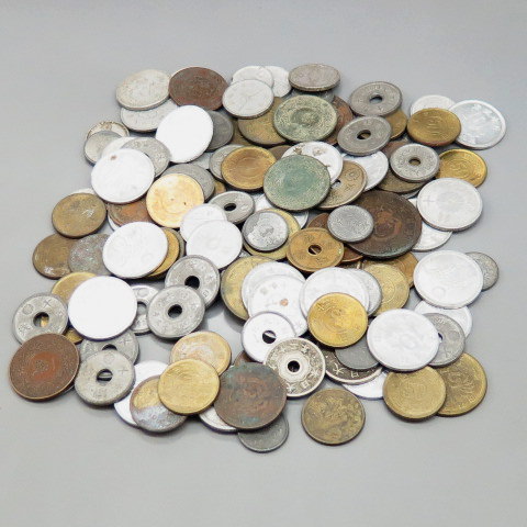 割引も実施中 通販 セットでお買い得価格 特価品 明治から昭和の近代コイン 古銭 いろいろ250グラムセット