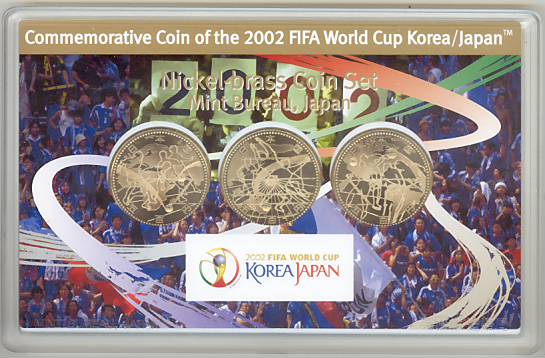 和風 2002FIFAワールドカップ日韓大会記念貨幣セット計3点 - 通販