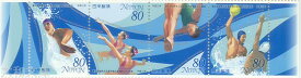 【記念切手】　第9回世界水泳選手権大会福岡2001記念 記念切手シート 平成13年（2001年）発行【切手シート】