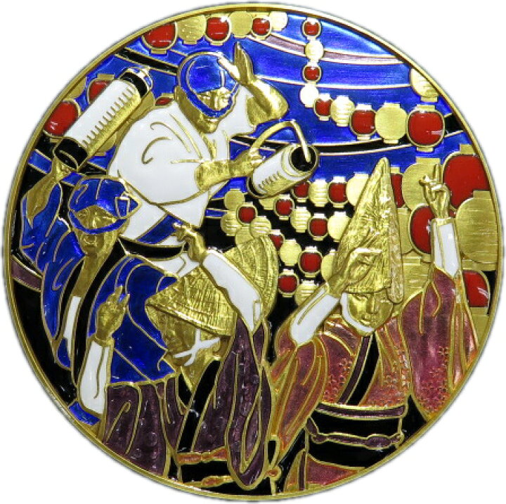 楽天市場】【純銀】 七宝章牌 日本の祭りシリーズ 「阿波おどり」 純  