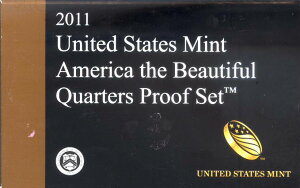 アメリカの美しい風景 25セントプルーフ貨 2011年銘 5種セット