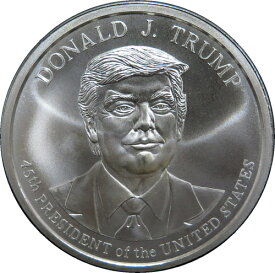 【 純銀 】 ドナルド・トランプ アメリカ大統領 1オンス 純銀メダル