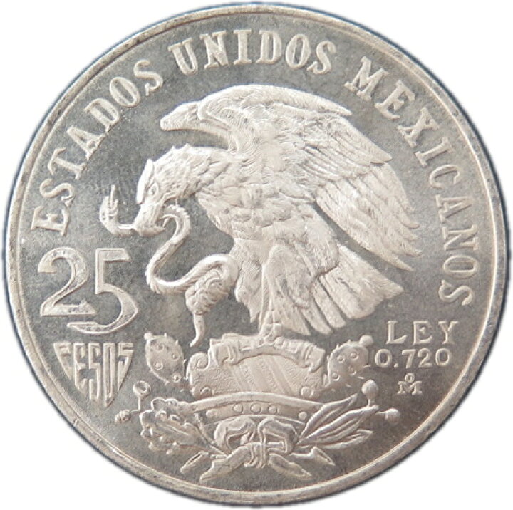 楽天市場】【メキシコ】 メキシコオリンピック 25ペソ銀貨 1968年 （未 