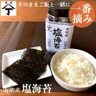 北海道 函館 山丁長谷川商店 海苔 有明産 一番摘み 塩海苔 8切48枚 韓国のり風 味つけ海苔 味海苔 味のり…
