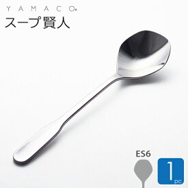 スープスプーン ES6 スープ賢人 山崎金属工業 イーエスロク カトラリー スープ専用スプーン 人間生活工学 プレゼント スープ用スプーン