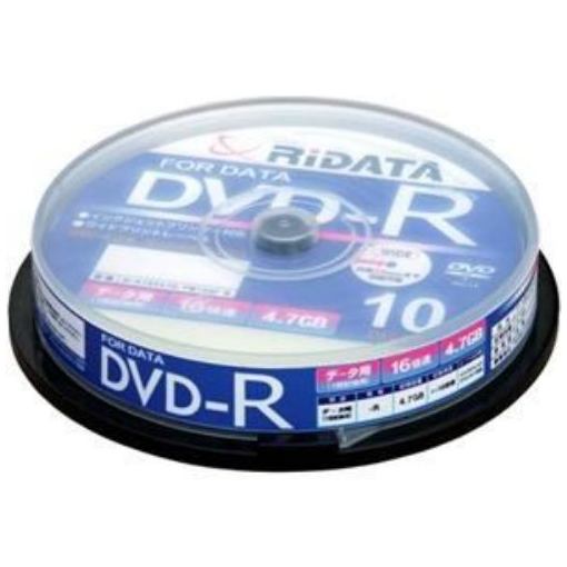 RiDATA PC／データ用DVD-R D-R16X47G.PW10SP B | ヤマダ電機　楽天市場店
