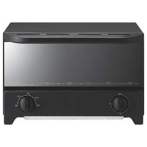コイズミ KOS-1214-K 受注生産品 オーブントースター ブラック 1200W 全品最安値に挑戦