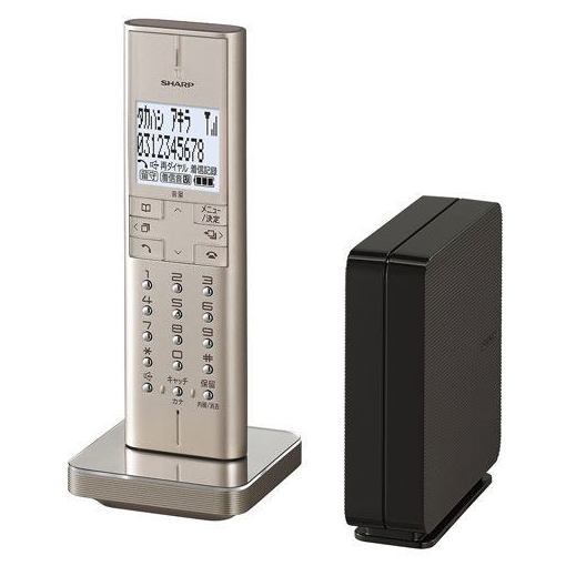 シャープ 人気ブランド多数対象 JD-XF1CL-N ゴールド系 激安特価品 デジタルコードレス電話機