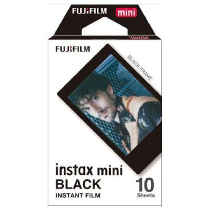 1565円 現品 富士フイルム FUJIFILM インスタントカメラ チェキワイド用フィルム 10枚入 ブラックフレーム INSTAX WIDE BLACK