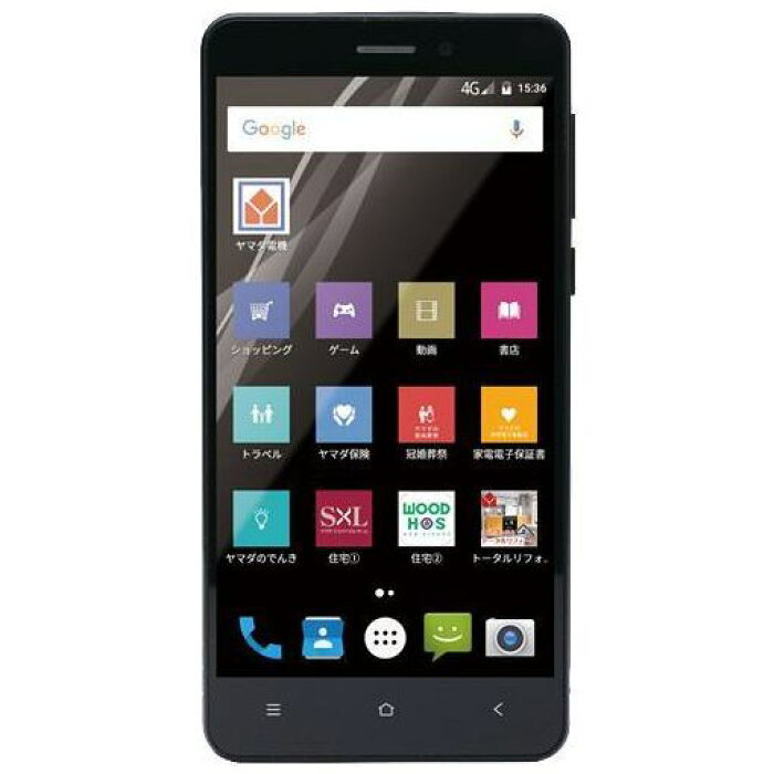 楽天市場 ヤマダ電機オリジナルモデル Ep 171en B Android搭載simフリースマートフォン Everyphone En ブラック ヤマダ電機 楽天市場店