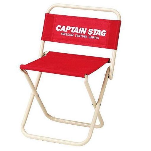 CAPTAIN 販売期間 限定のお得なタイムセール STAG M-3906 キャプテンスタッグ レジャーチェア ホルン マート 中 レッド