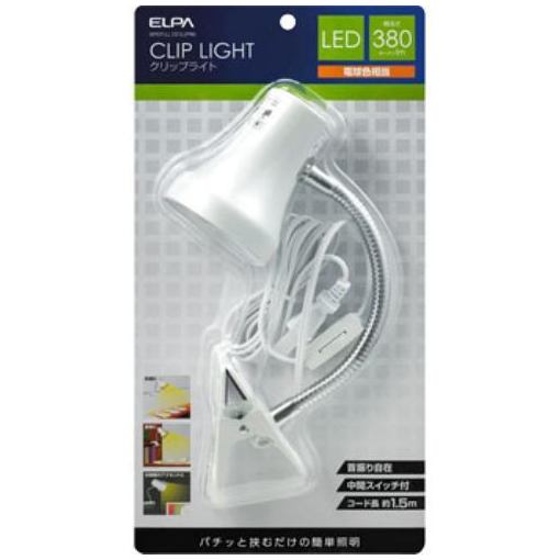 ELPA SPOT-LL101L 割り引き LEDクリップライト 新商品 PW