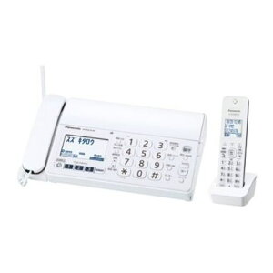 ファックス パナソニック 普通紙 子機1台 KX-PZ210DL-W デジタルコードレス普通紙ファクス(子機1台付き)ホワイト ファックス FAX