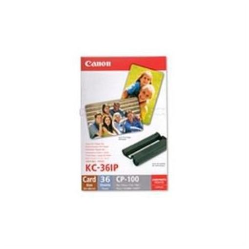 特価 インク 定番キャンバス キヤノン 純正 写真用紙 KC36IP カードサイズ カラーインクペーパーセット