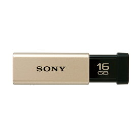 【推奨品】ソニー USM16GT(N) (USB3.0対応USBメモリー 16GB／ゴールド)