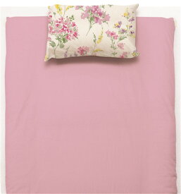 大宗 枕カバー 水彩フラワー Sサイズ ピンク