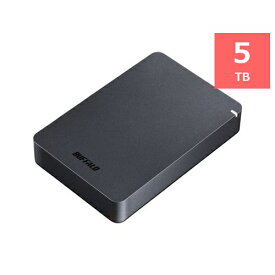 BUFFALO HD-PGF5.0U3-GBKA ポータブル外付けHDD 5TB ブラック HDPGF5.0U3GBKA