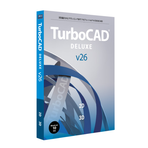  キヤノンＩＴソリューションズ TurboCAD v26 DELUXE アカデミック 日本語版 CITS-TC26-004