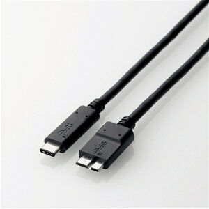 USBP[u GR USB3-CMB05NBK USB3.1P[u FؕiAC-microB 0.5m