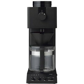 ツインバード CM-D465B 全自動コーヒーメーカー ブラック (6カップ抽出可能) コーヒーメーカー