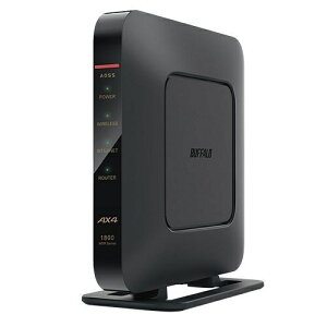 バッファロー WSR-1800AX4-BK Wi-Fi 6(11ax)対応 無線LANルーター エントリーモデル ブラック