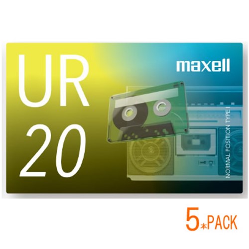 maxell UR-20N5P カセットテープ 20分 5本組