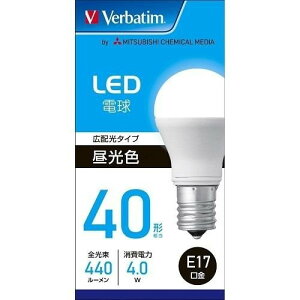 �o�[�x�C�^��(Verbatim) LDA4DE17GLV4 �����F LED�d�� E17���� 40�` 440lm