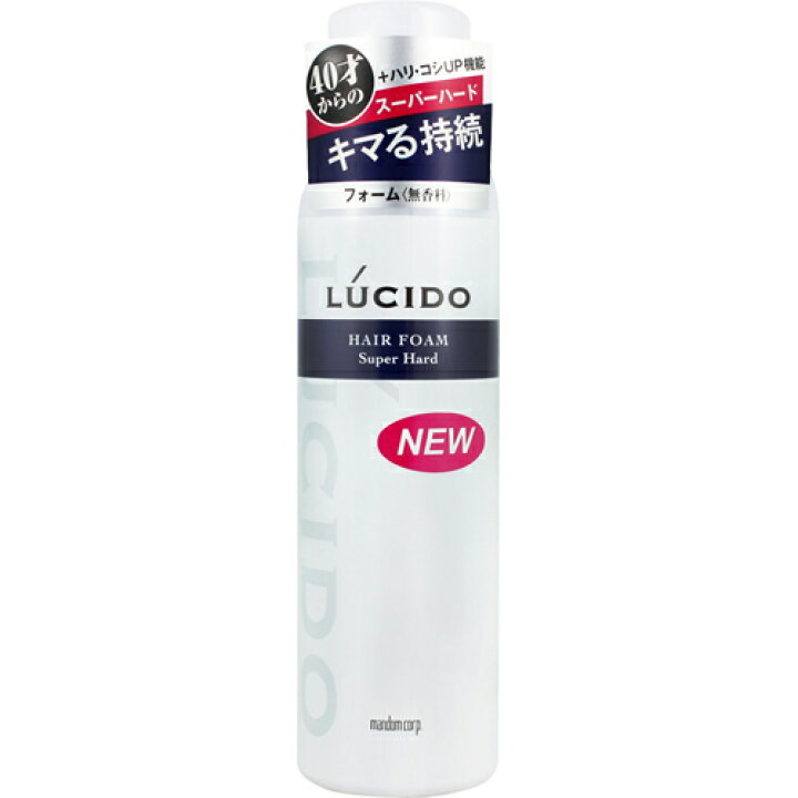 楽天市場】マンダム(mandom) ルシード (LUCIDO) ヘアフォーム スーパーハード (185g) : ヤマダ電機 楽天市場店 楽天市場】マンダム(mandom) ルシード (LUCIDO) ヘアフォーム スーパーハード (185g) : ヤマダ電機 楽天市場店