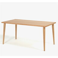 大塚家具 ダイニングテーブル「ユノ3」幅150cm レッドオーク材ホワイトオーク色 丸脚【※AR対応】