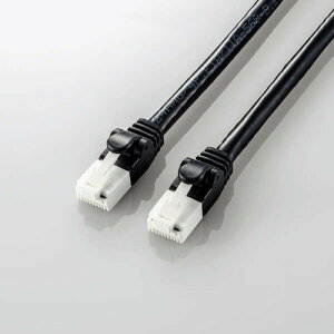 GR LD-GPAT^BK100 LANP[u CAT6A ܐ܂h~ 10m ubN