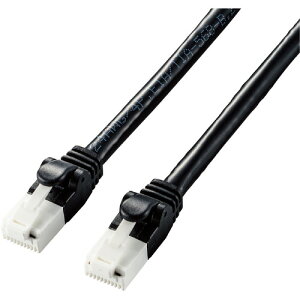 GR LD-GPAT^BK30 LANP[u CAT6A ܐ܂h~ 3.0m ubN