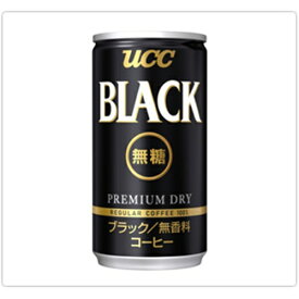 UCC ブラック無糖 185g缶 ×30本【セット販売】