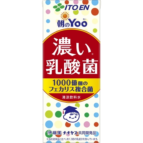 伊藤園 定価 紙朝のYoo濃い乳酸菌 200ml セット販売 ×12本 日本全国 送料無料